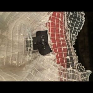 Gracia Sheer lace sparkly skirt